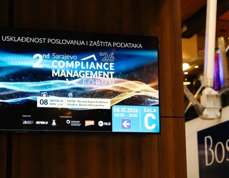 U Sarajevu održan 2nd Sarajevo Compliance Management Forum. Compliance u BiH postaje ozbiljna poslovna funkcija